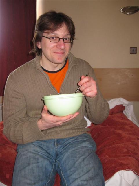 Claudius beim Mittagessen